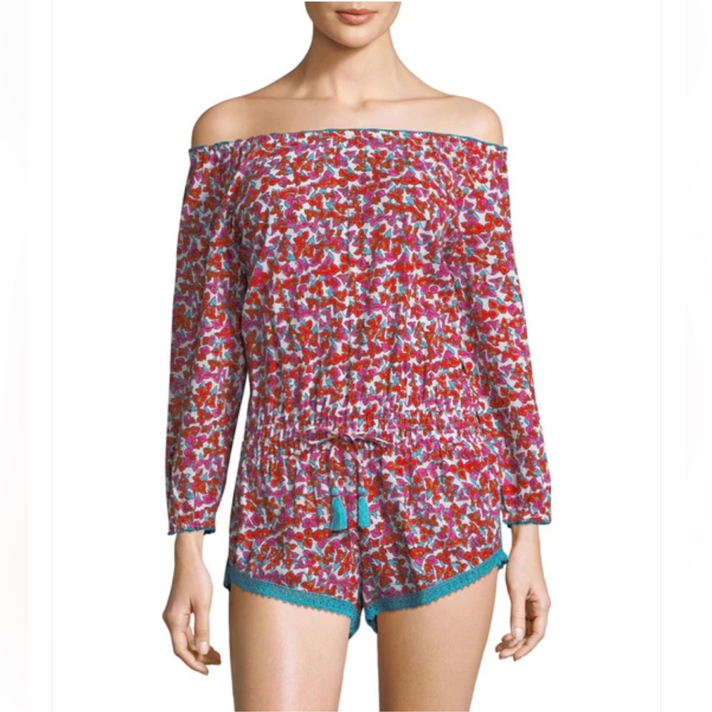 Roberta Roller Rabbit Joana Niama Floral Romper XS